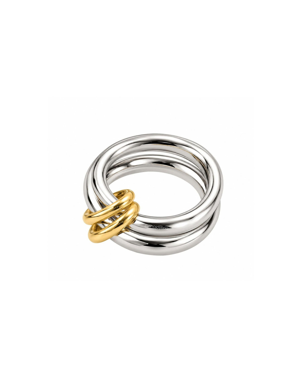 Anillo Two Tone Links