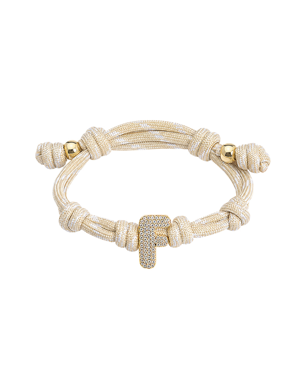 Your Initial Bracelet "F"
