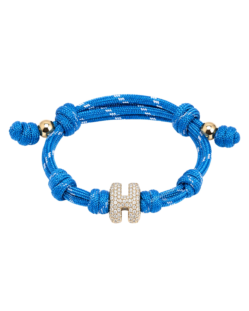 Your Initial Bracelet "H"