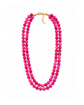 Collar Doble Fucsia
