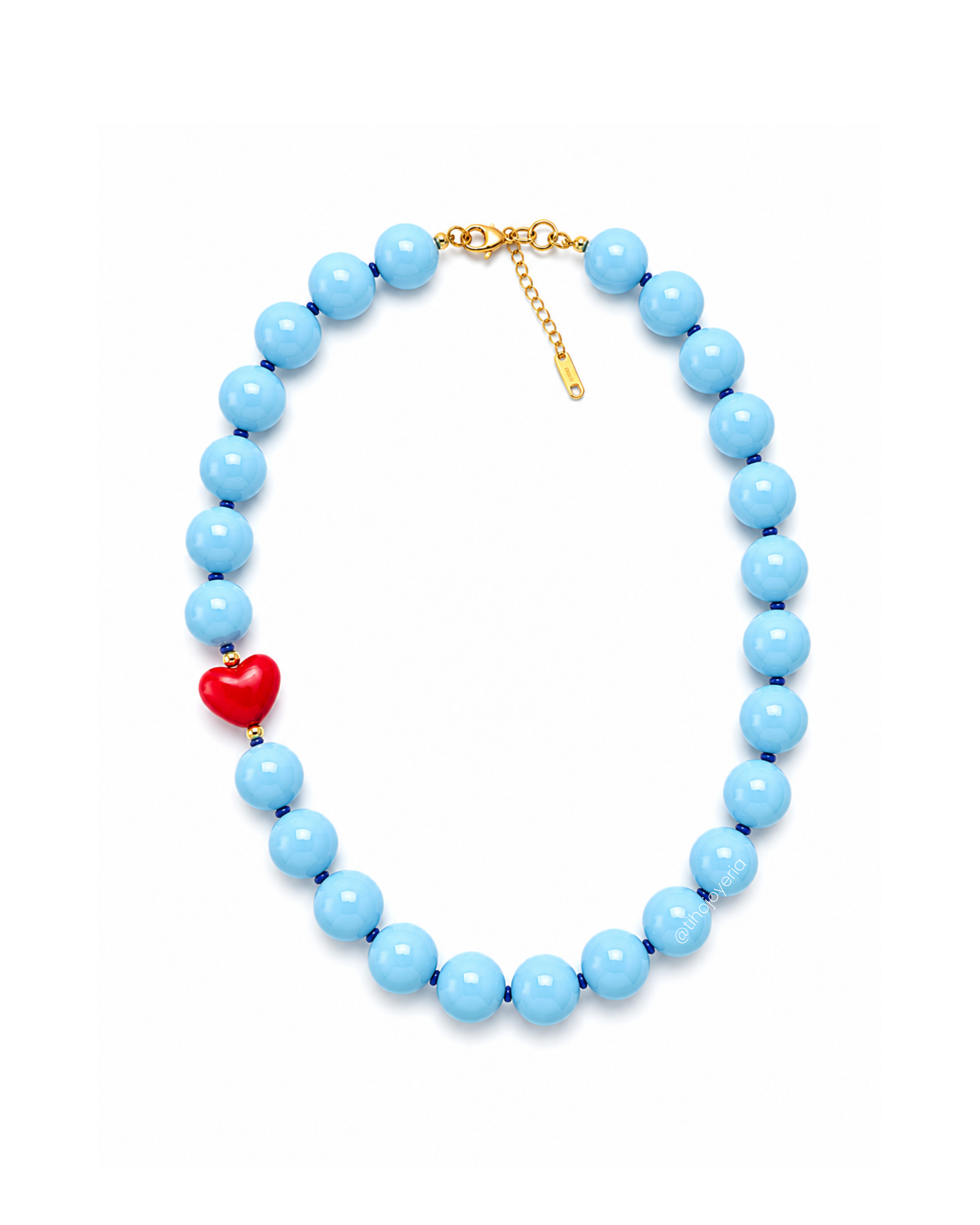 Collar de Verano Azul Cielo