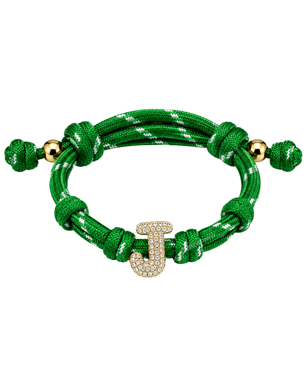 Your Initial Bracelet "J"