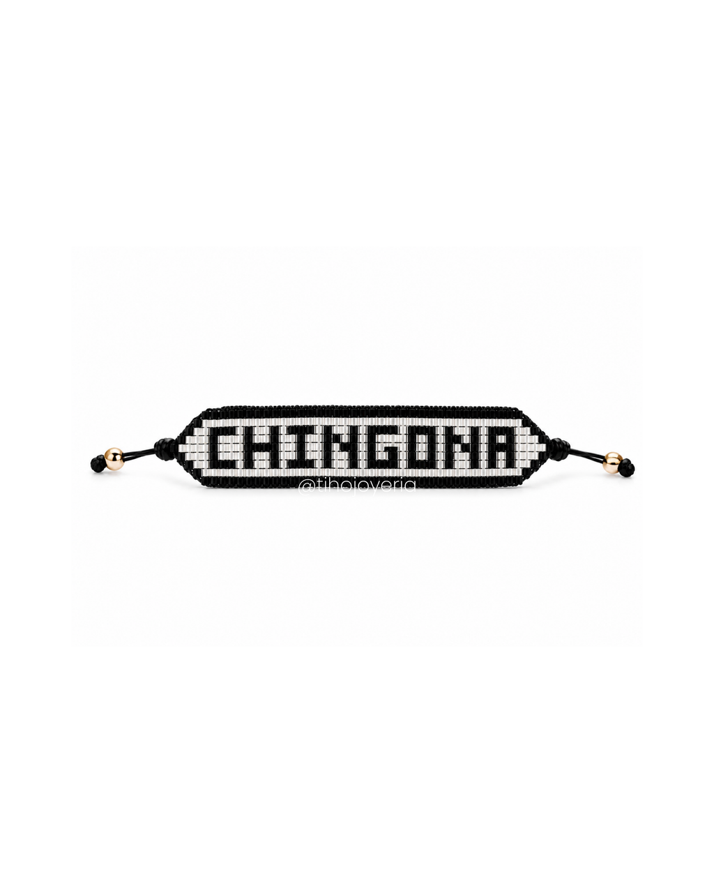 Chingona Plateado / Negro