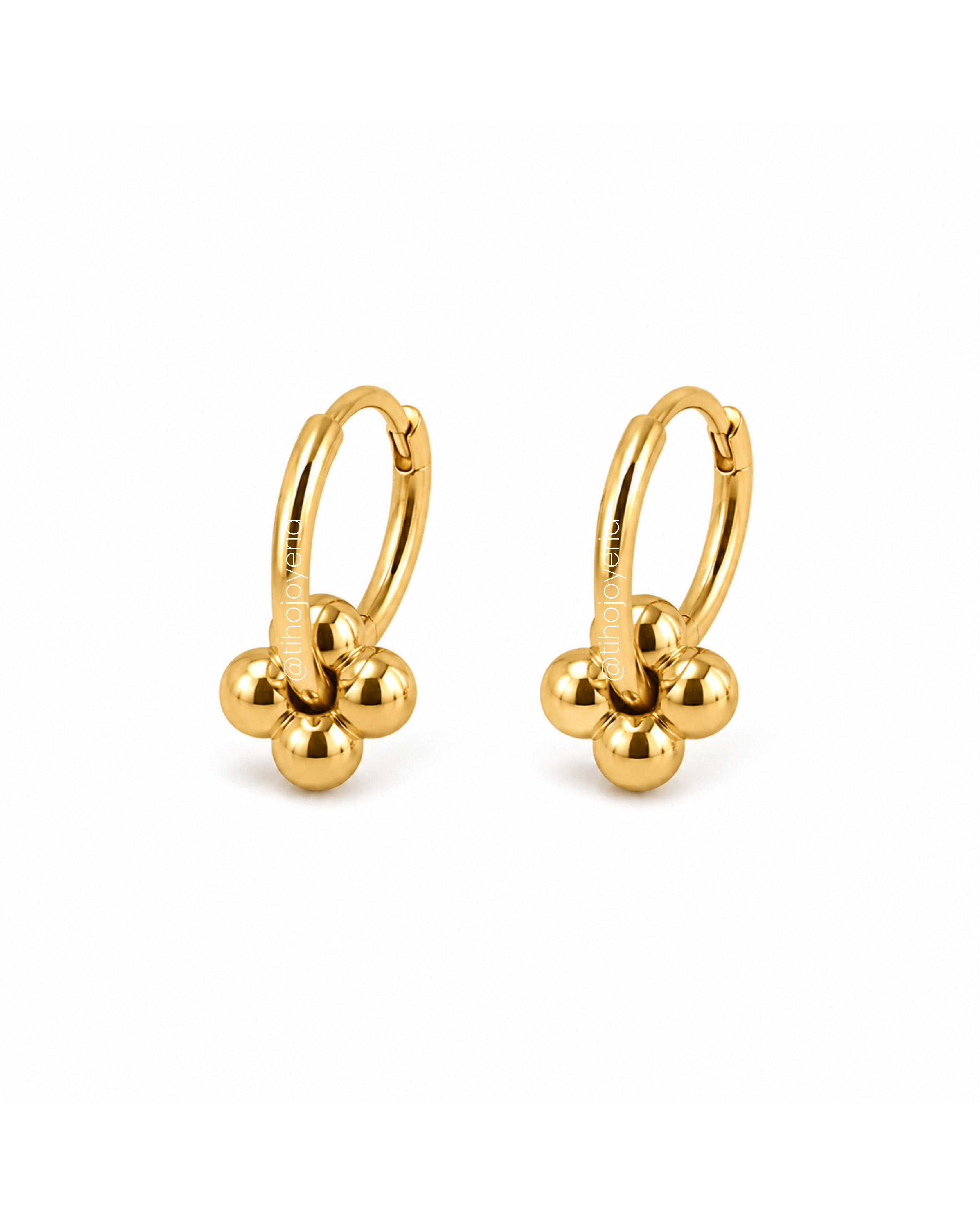 Aretes Bloom Dorados