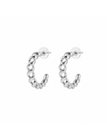 Aretes Twist Plateados