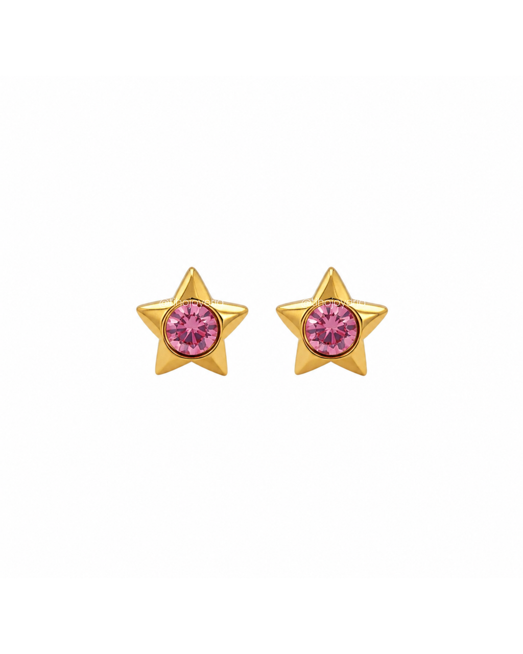 Aretes Starlight Rosa