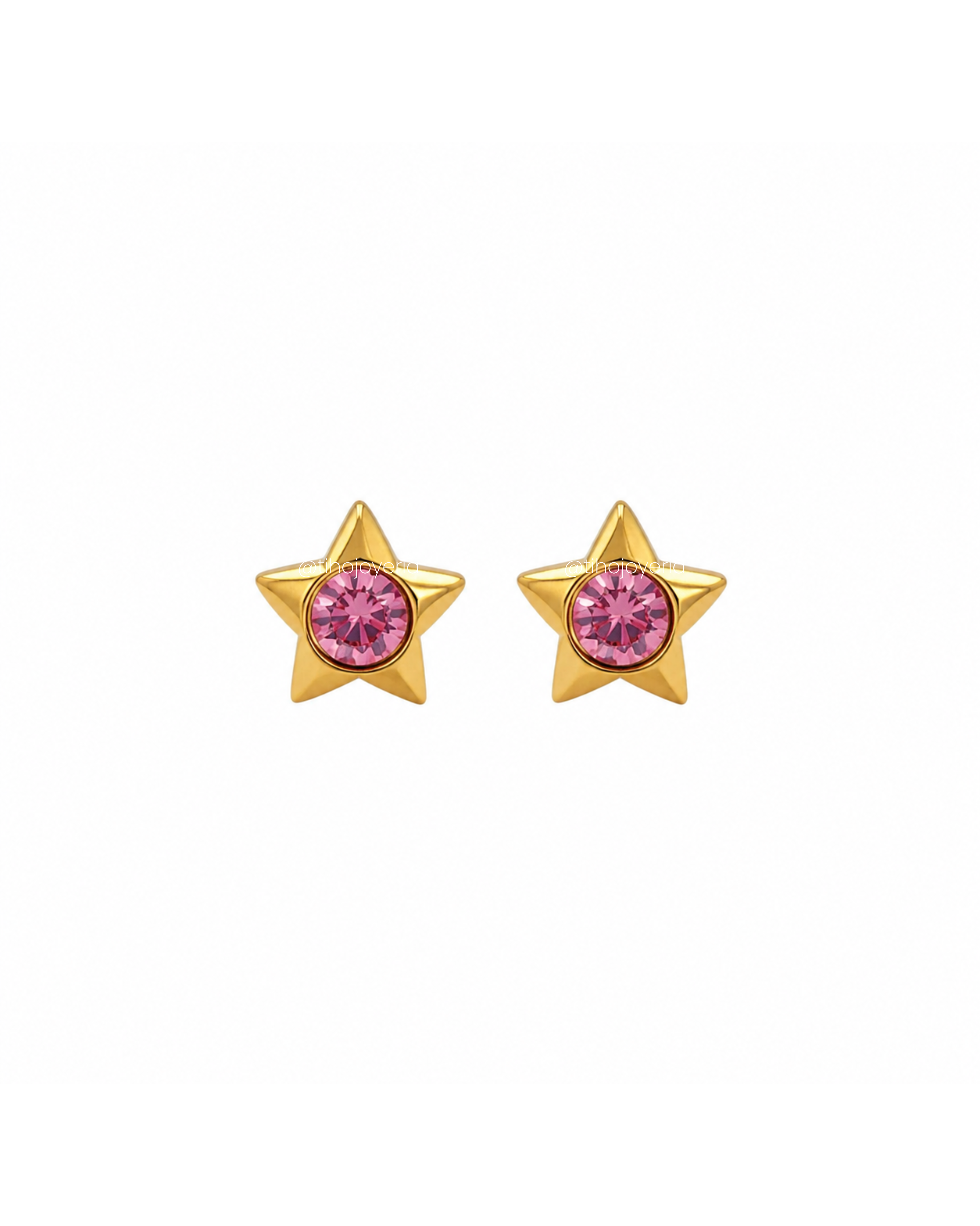 Aretes Starlight Rosa