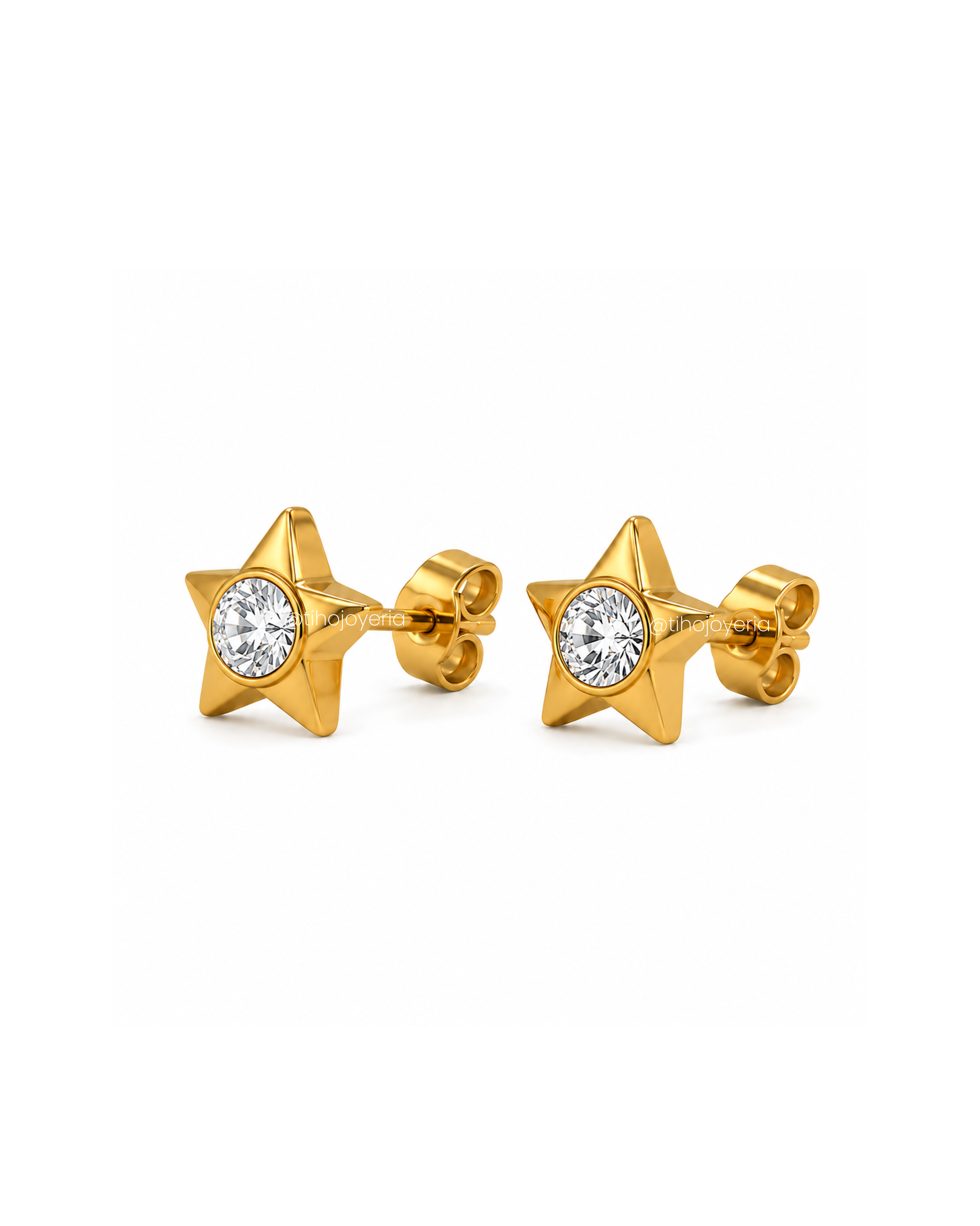 Aretes Starlight Plateados