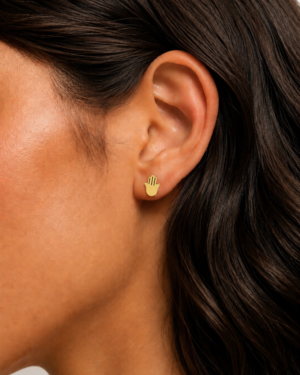 Aretes Mano de Fátima