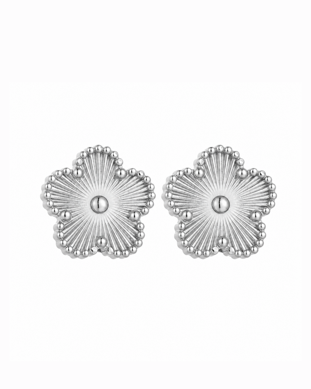 Aretes Soleil Plateados
