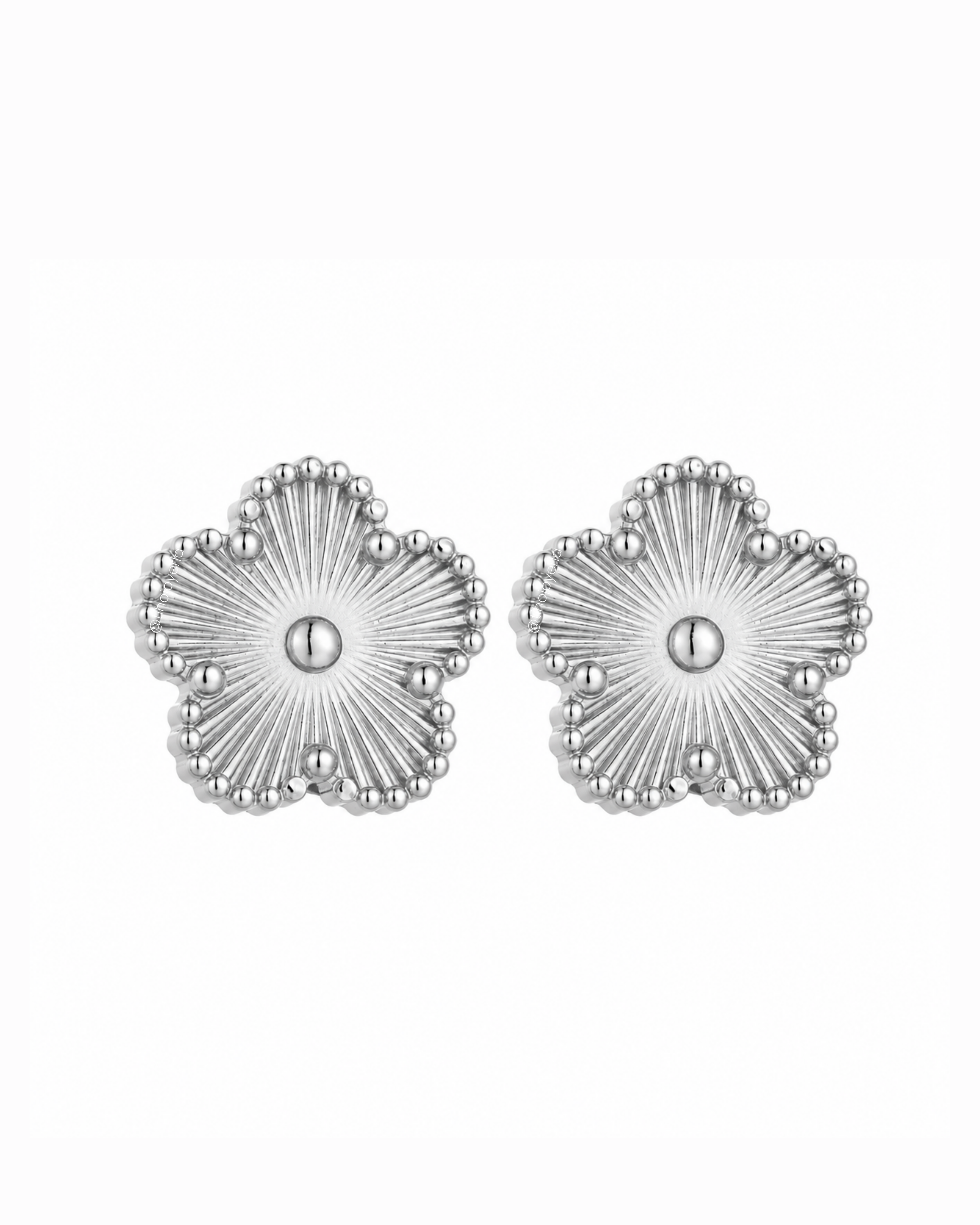 Aretes Soleil Plateados