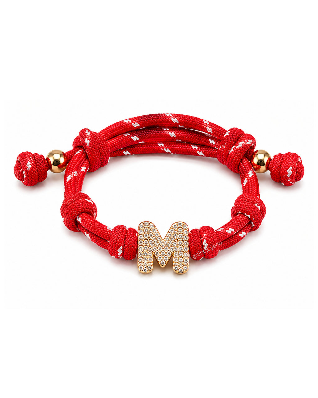Your Initial Bracelet "M"