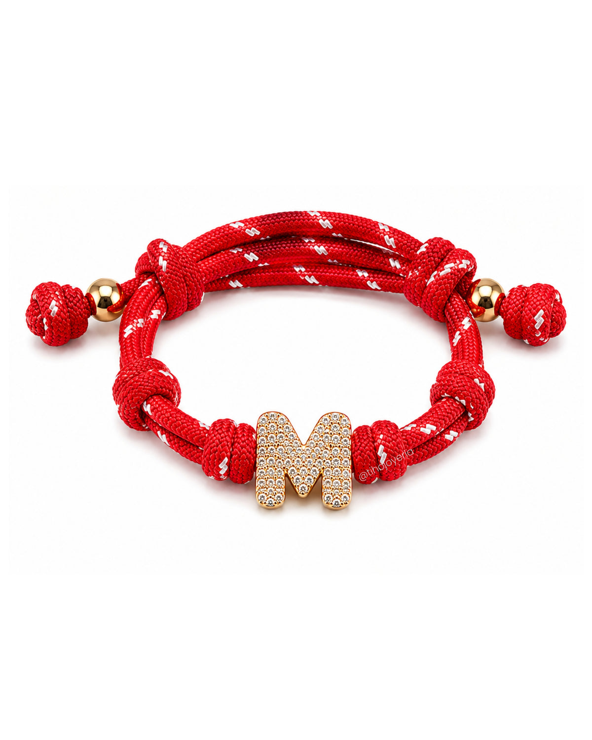 Your Initial Bracelet "M"