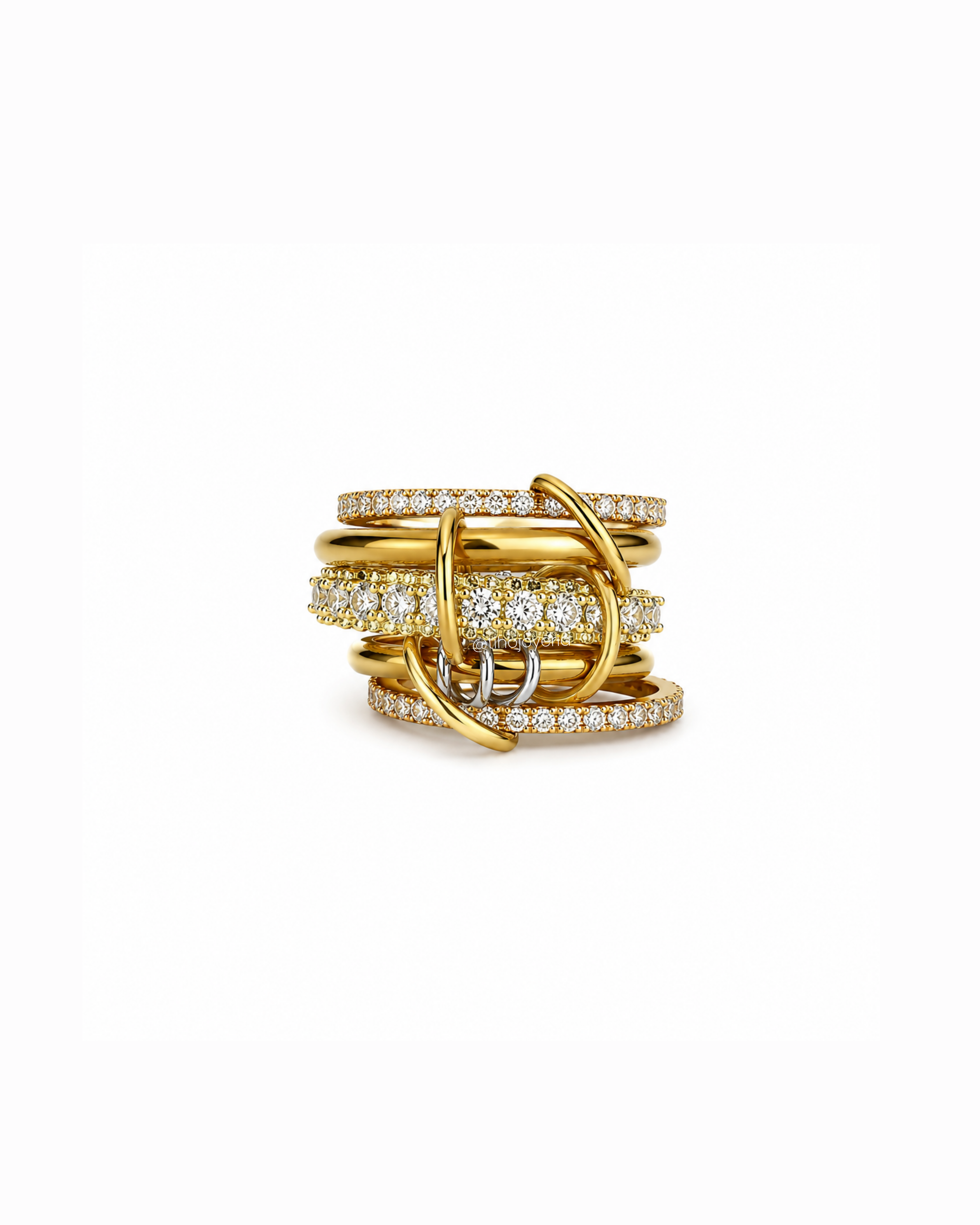 Anillo Triple Pavé