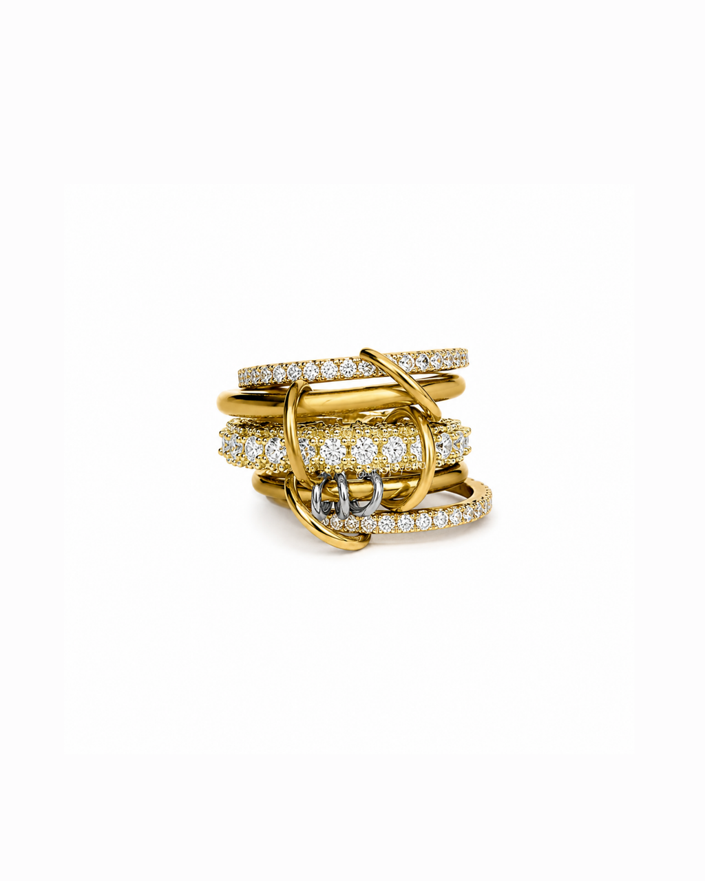 Anillo Triple Pavé