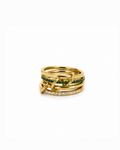 Anillo Esmeralda Clásico