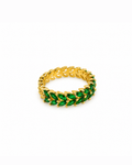 Anillo Marquise Esmeralda