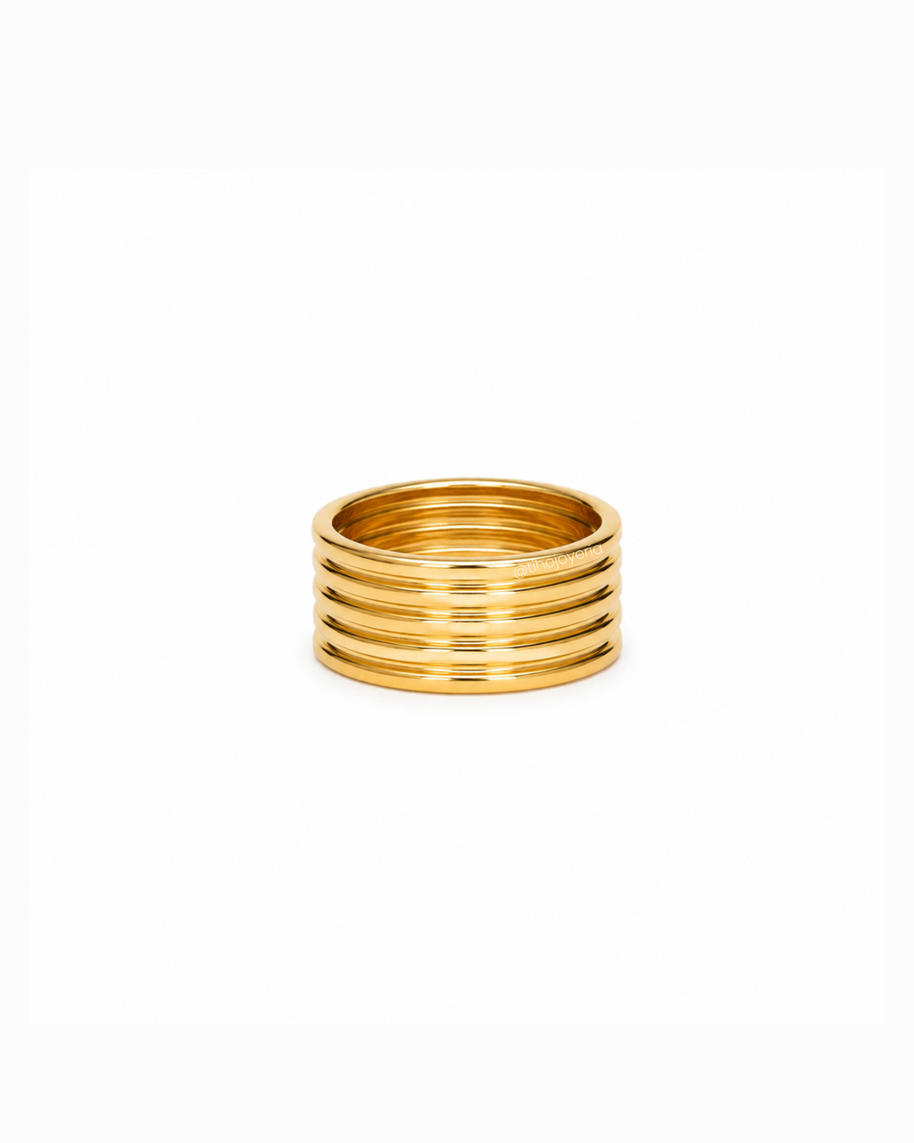 Anillo multicapa Dorado
