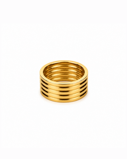 Anillo multicapa Dorado