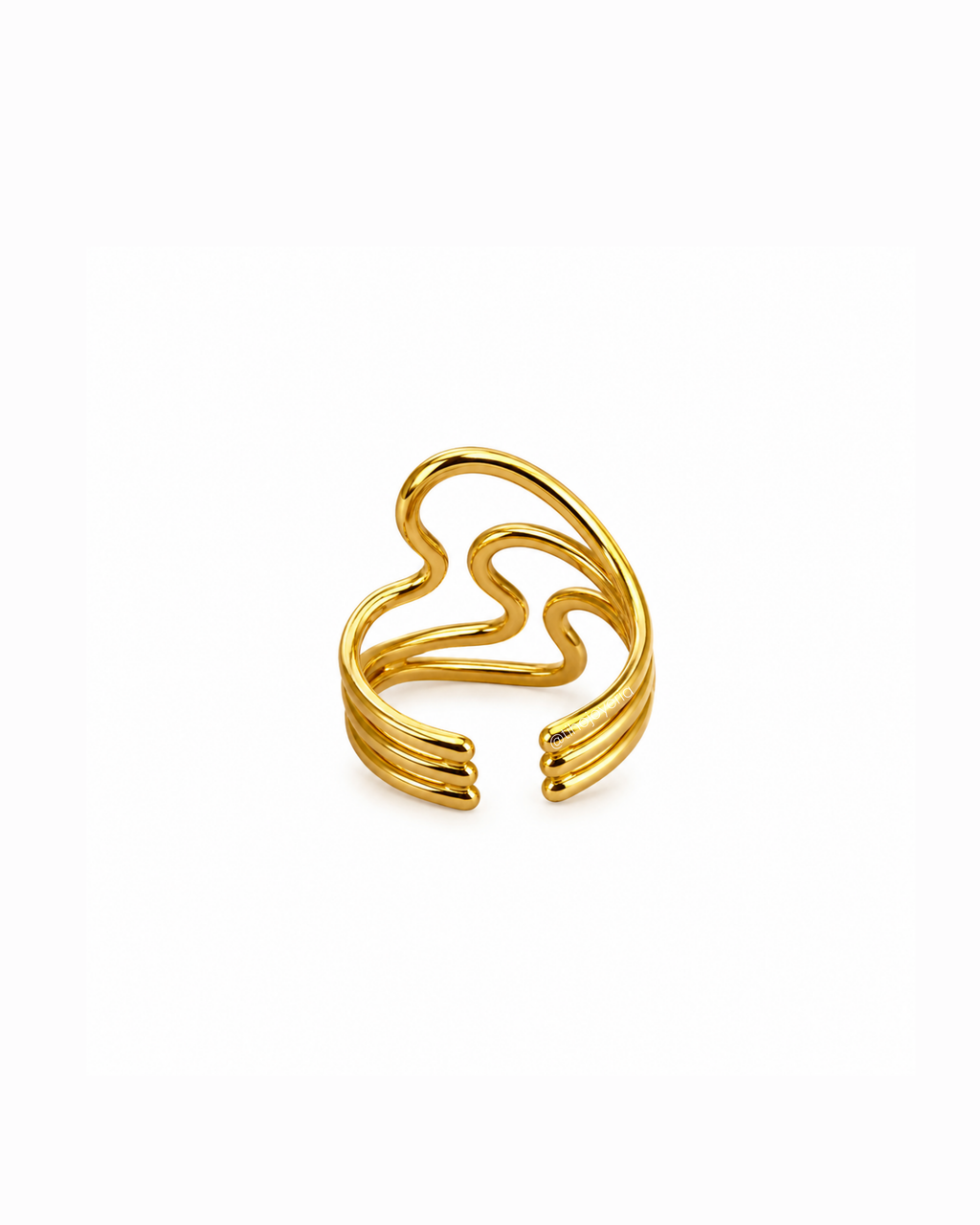 Anillo Golden Flow