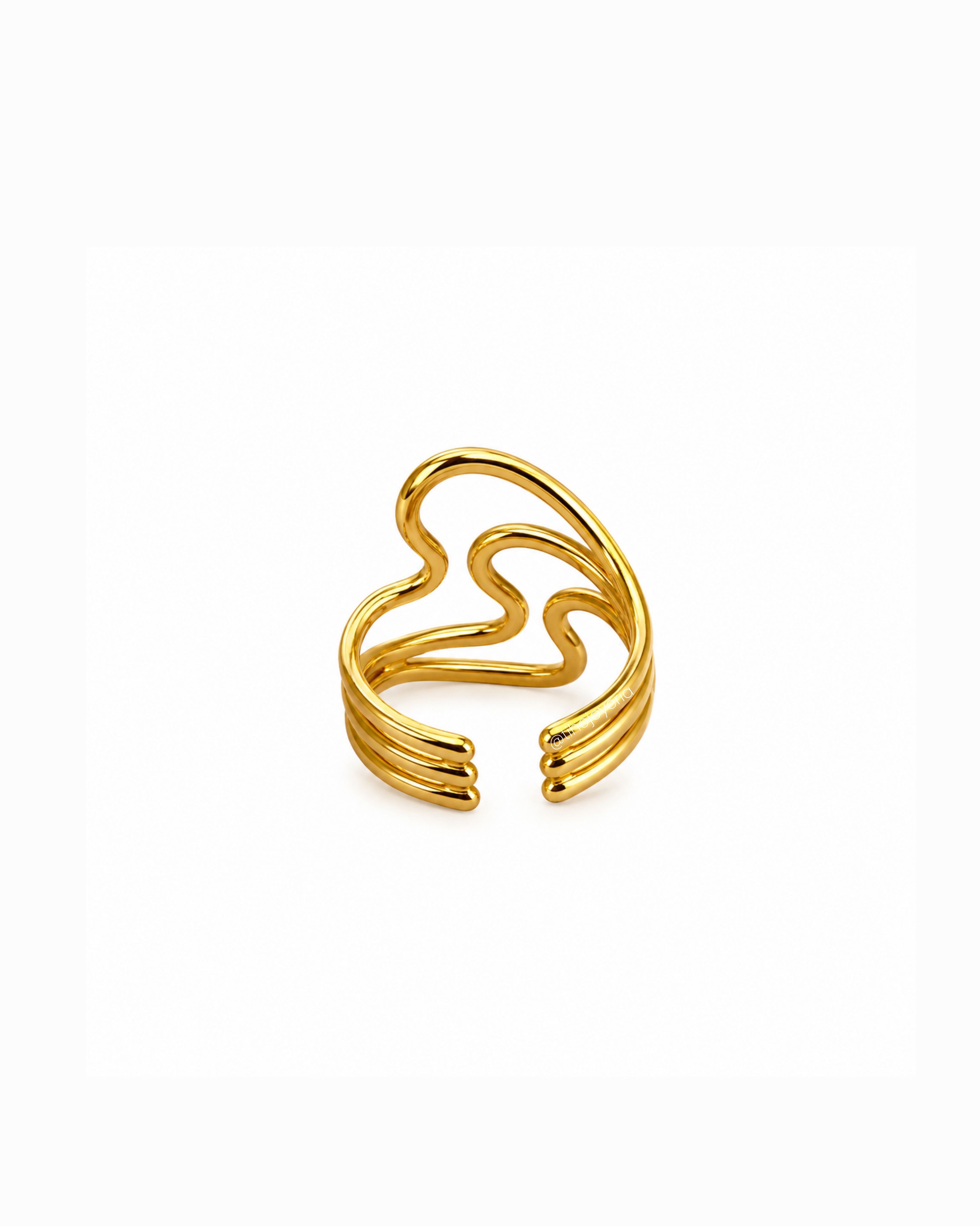 Anillo Golden Flow