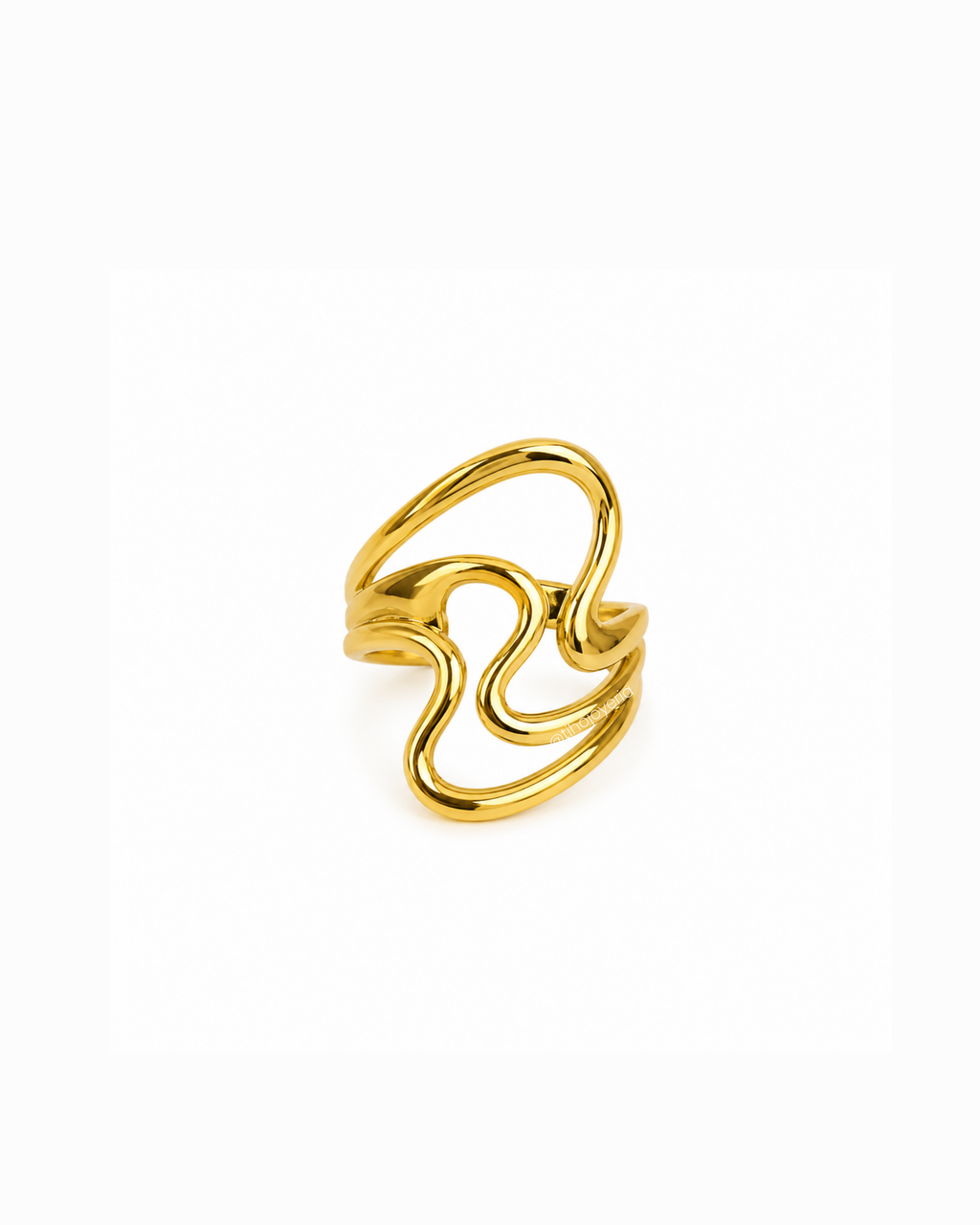 Anillo Golden Flow
