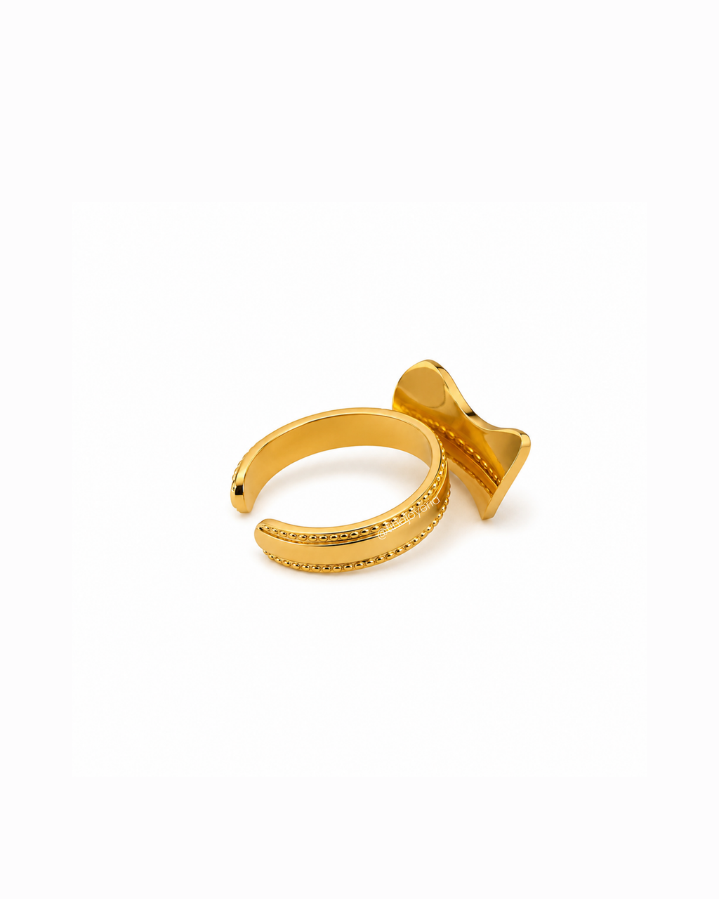 Anillo Golden Wave