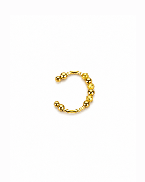 Anillo de esferas Doradas