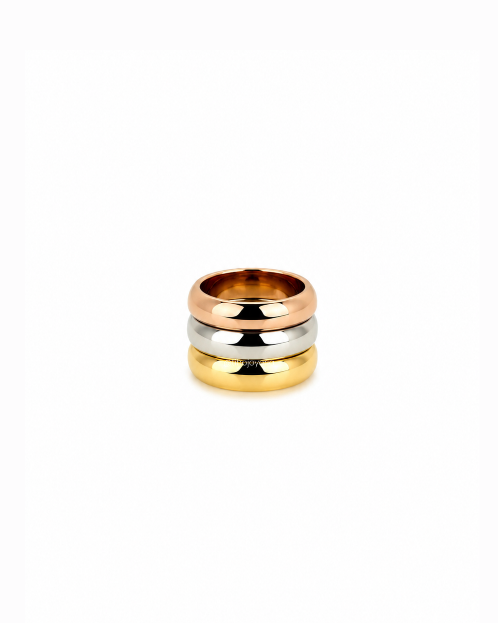 Anillo triple tono