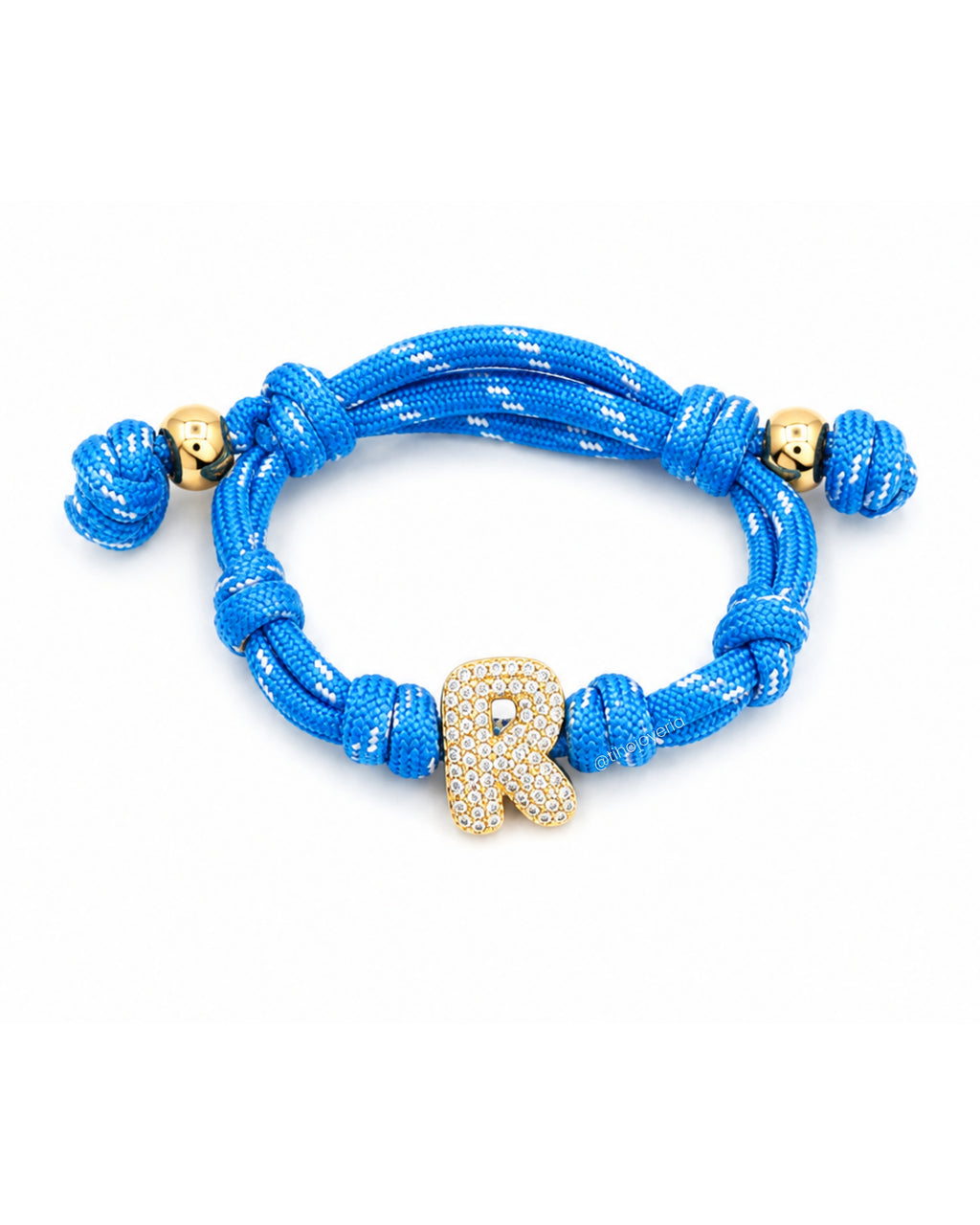 Your Initial Bracelet "R"