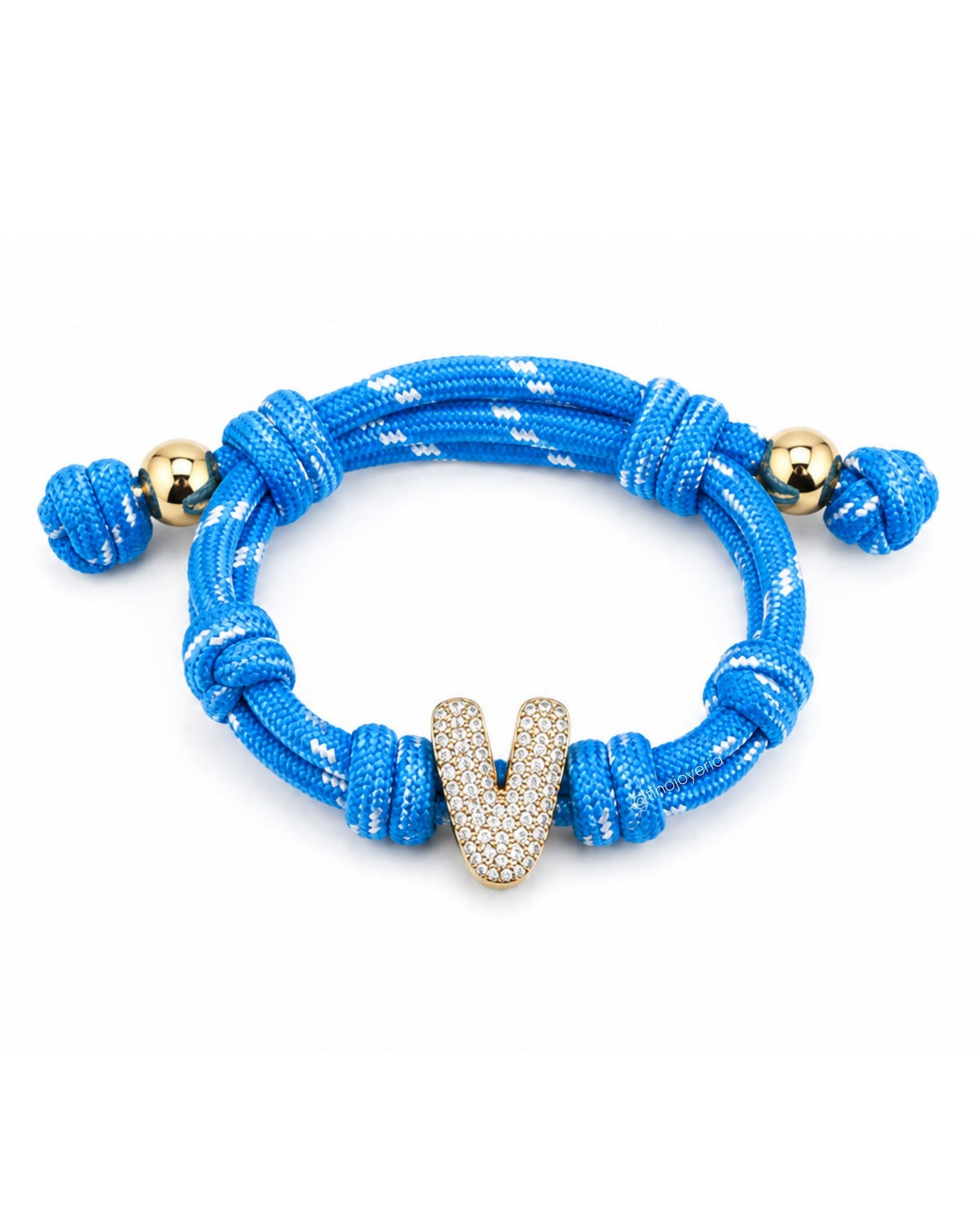 Your Initial Bracelet "V"