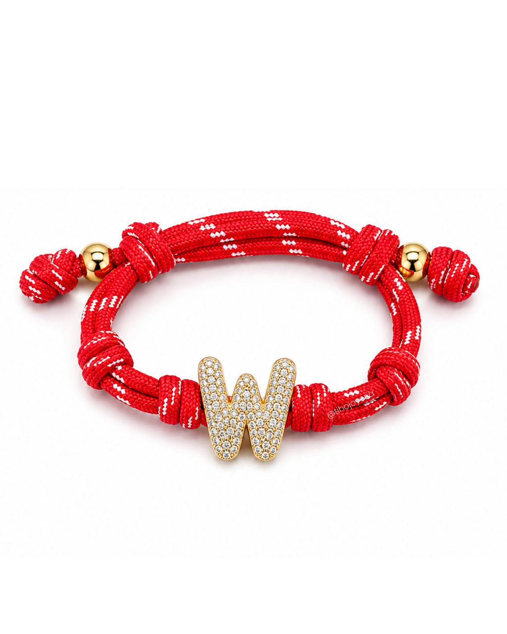 Your Initial Bracelet "W"