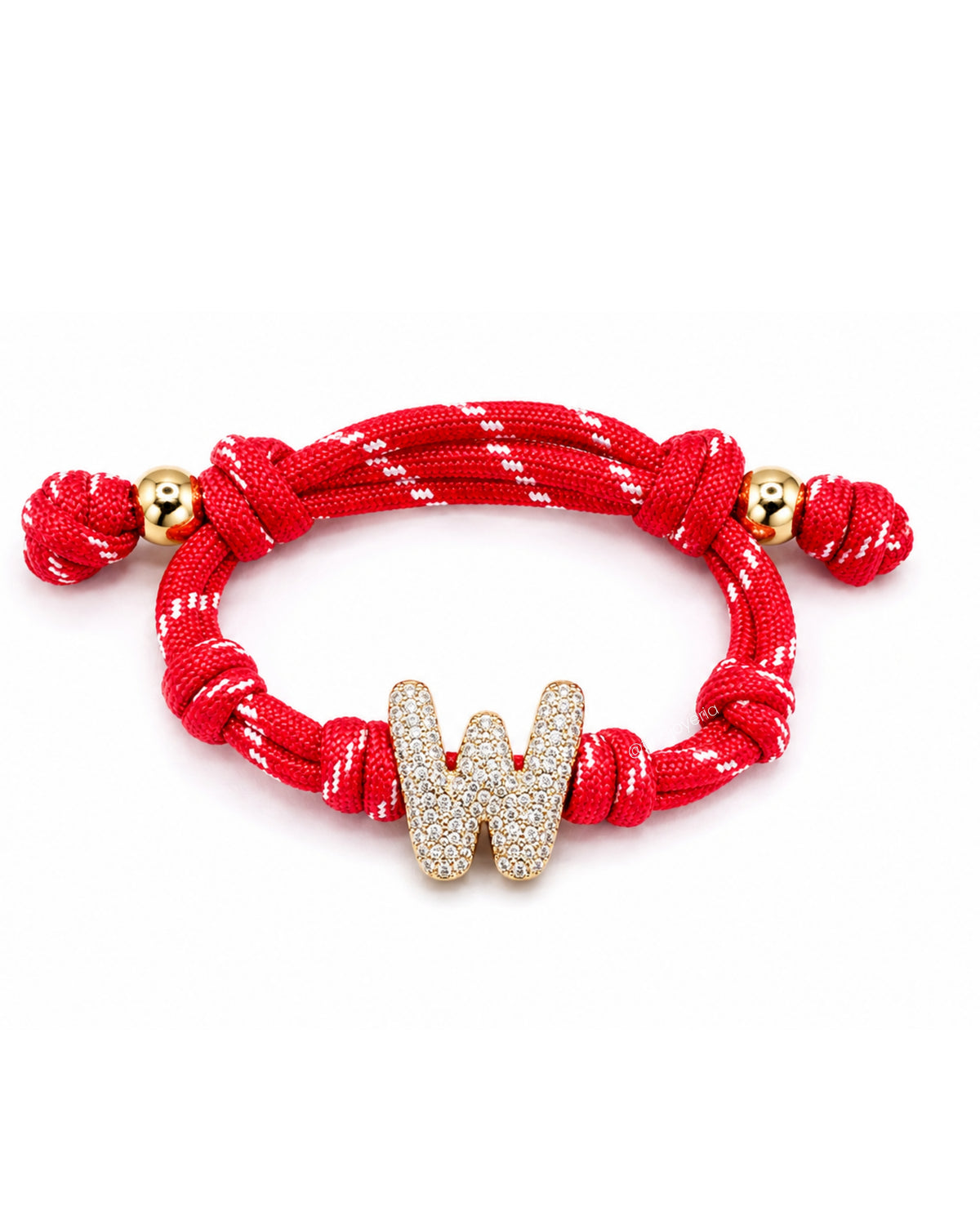 Your Initial Bracelet "W"