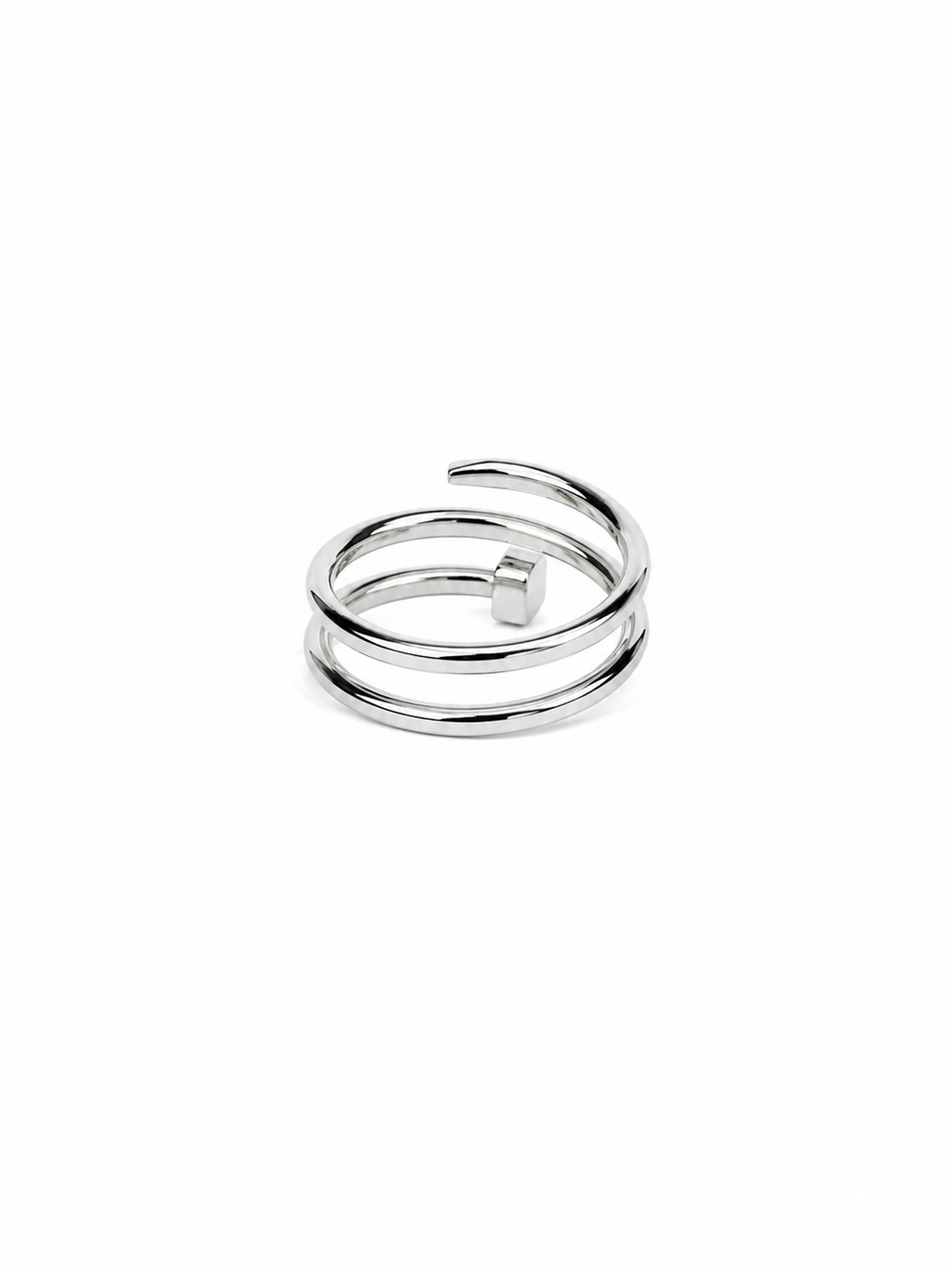 Anillo Nail Silver