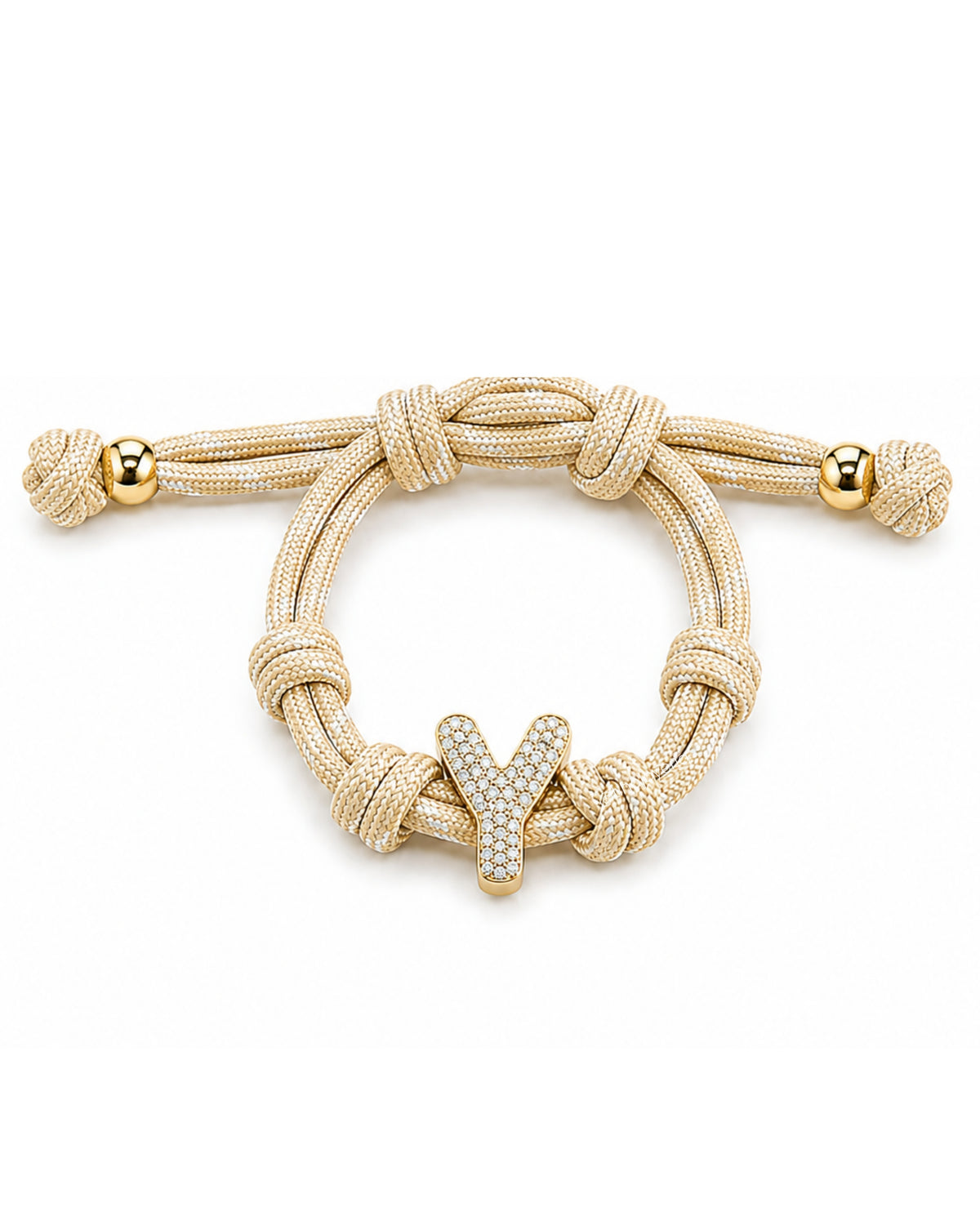 Your Initial Bracelet "Y"