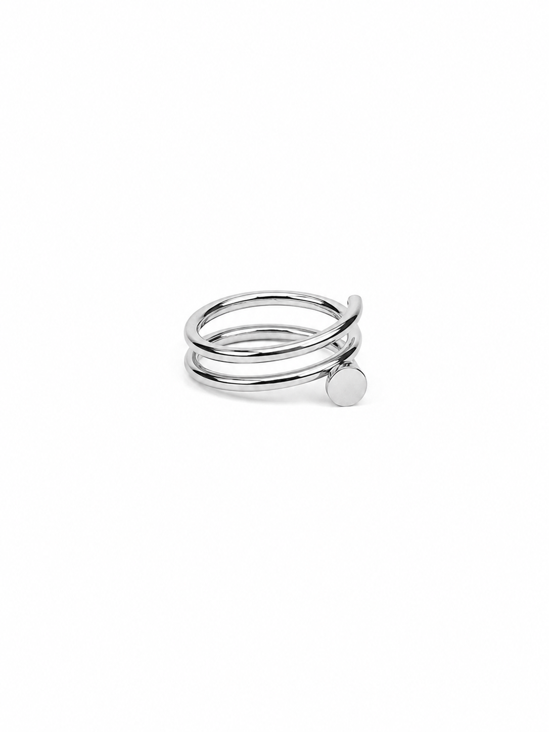 Anillo Nail Silver