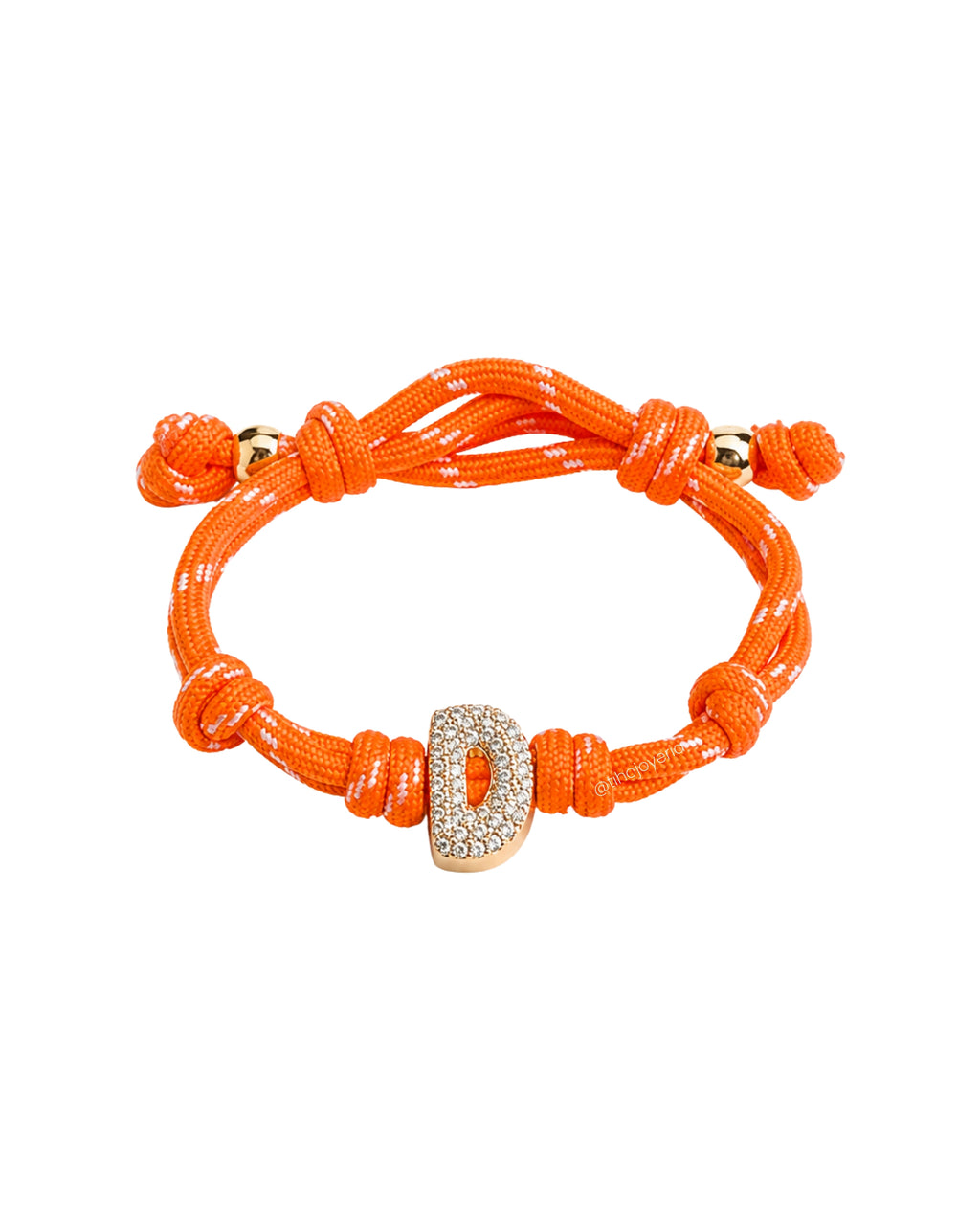 Your Initial Bracelet "D"