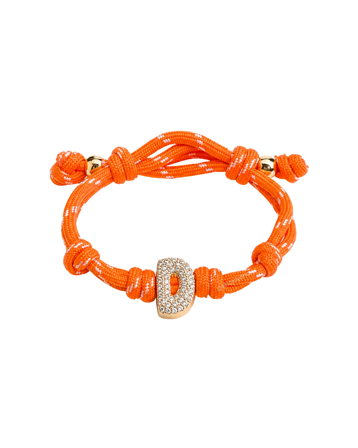 Your Initial Bracelet "D"