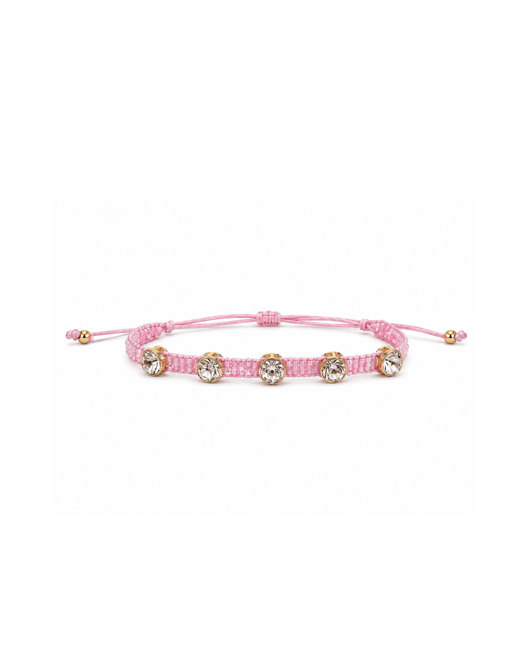 Brazalete Swarovski Baby Pink
