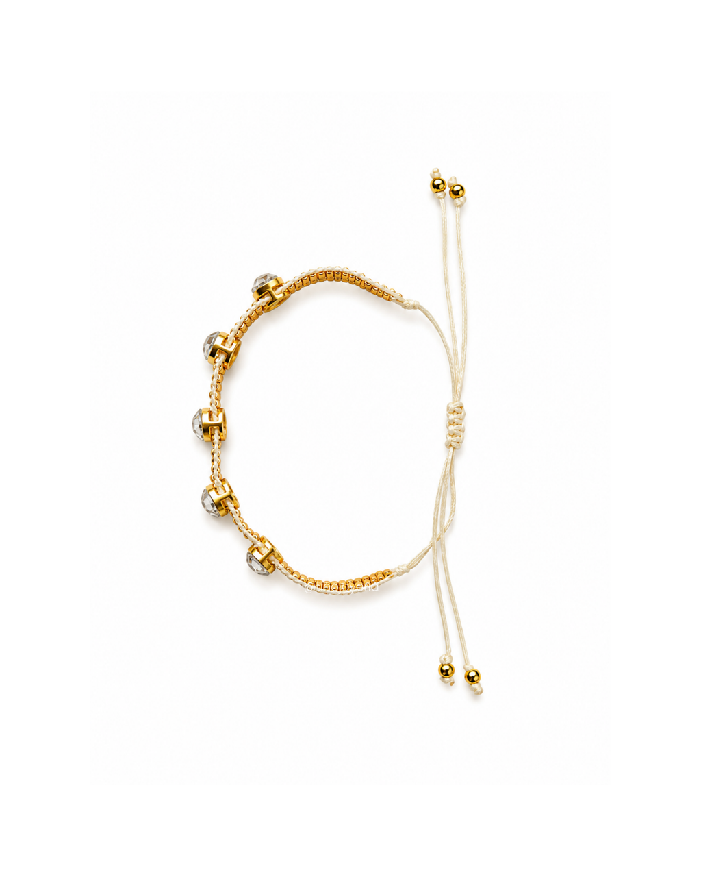Brazalete Swarovski Dorado / Plata