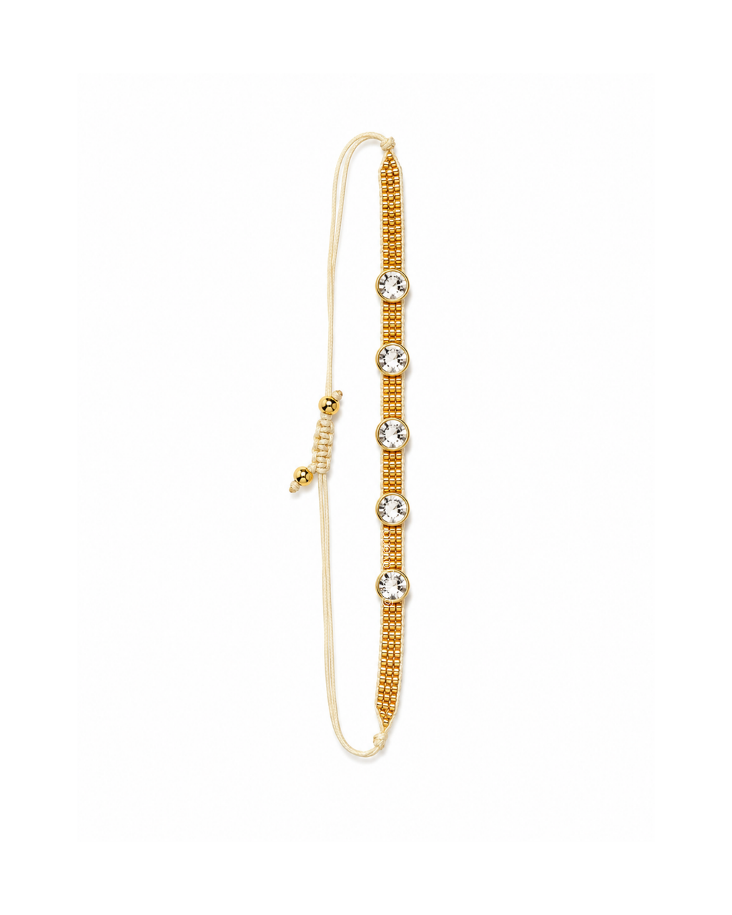 Brazalete Swarovski Dorado / Plata