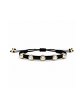 Brazalete Swarovski Negro / Plata