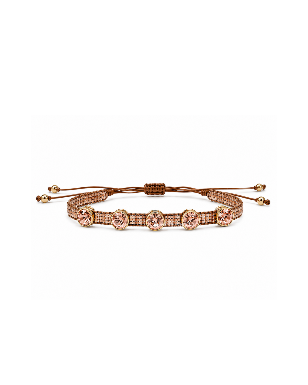 Brazalete Swarovski Oro Rosado