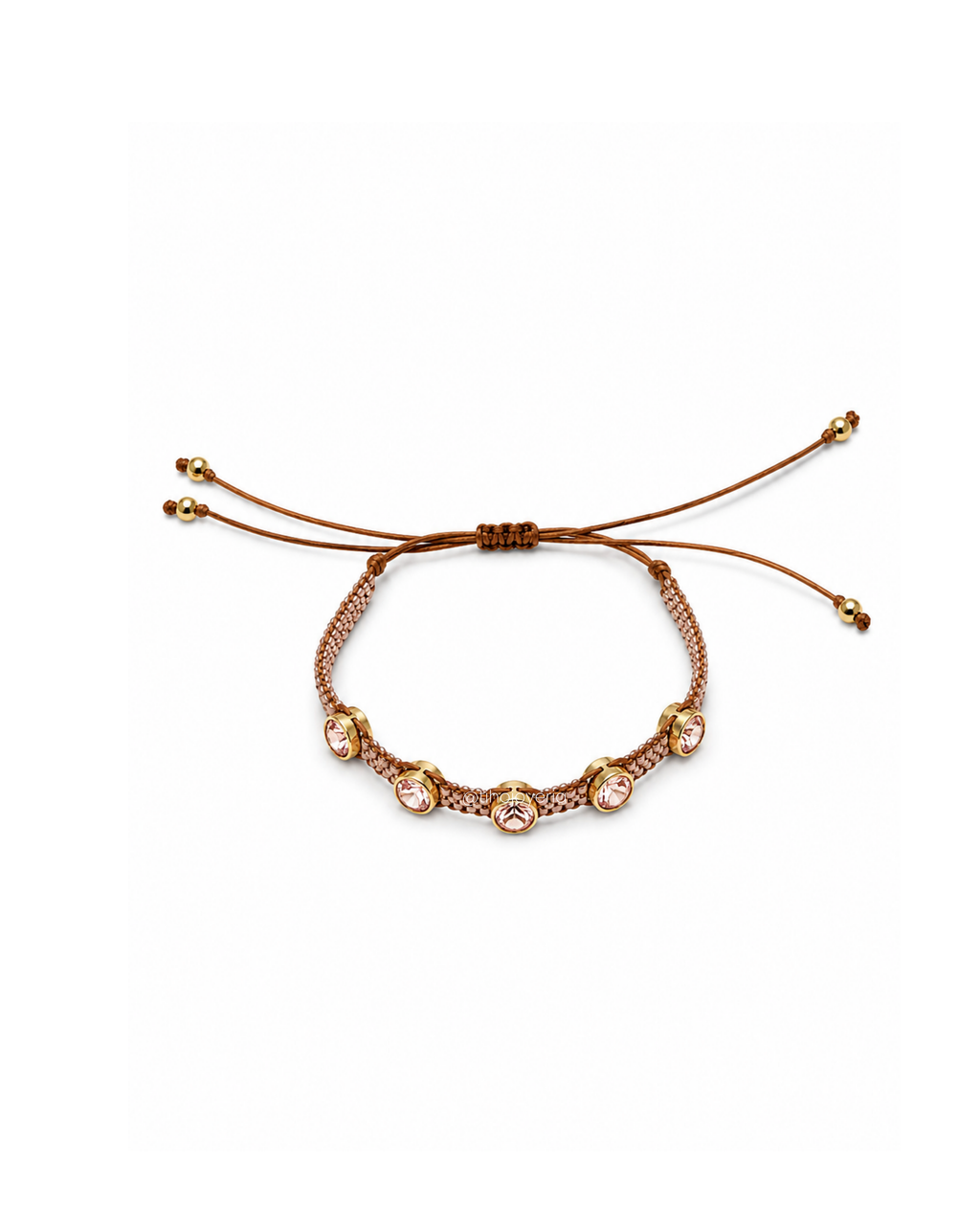 Brazalete Swarovski Oro Rosado