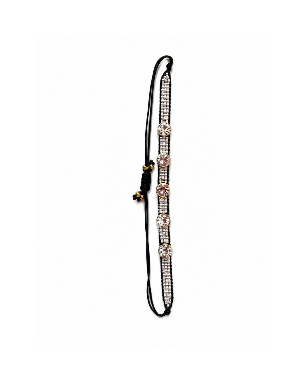 Brazalete Swarovski Plateado