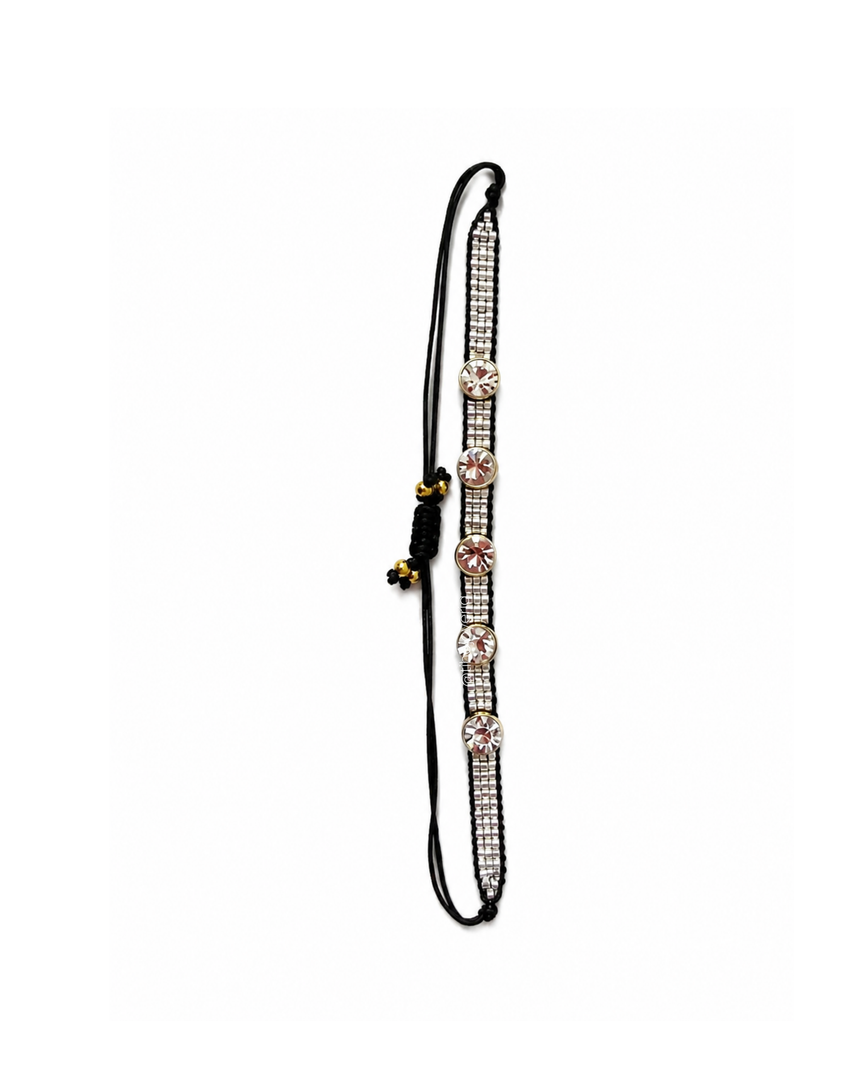 Brazalete Swarovski Plateado