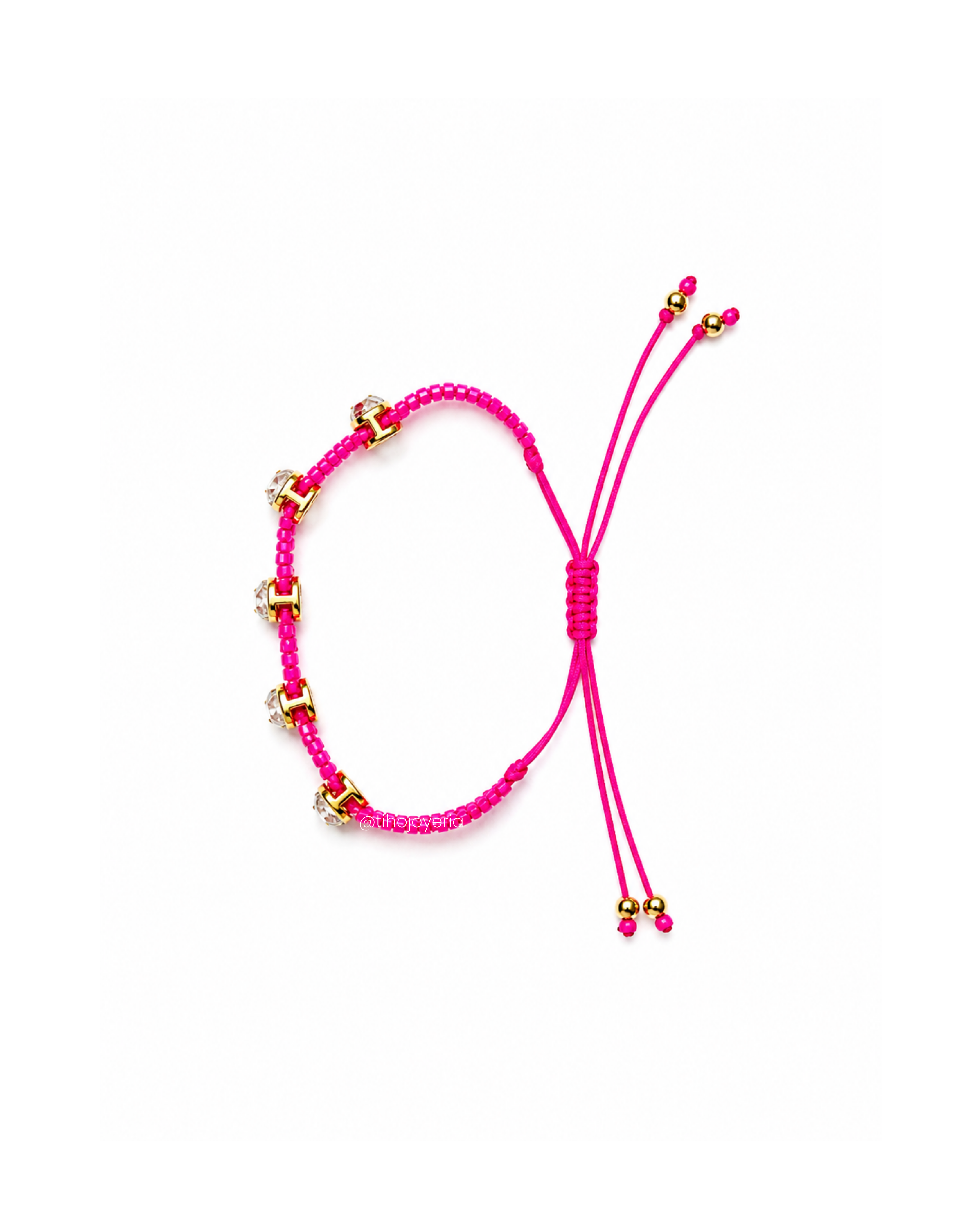 Brazalete Swarovski Rosa