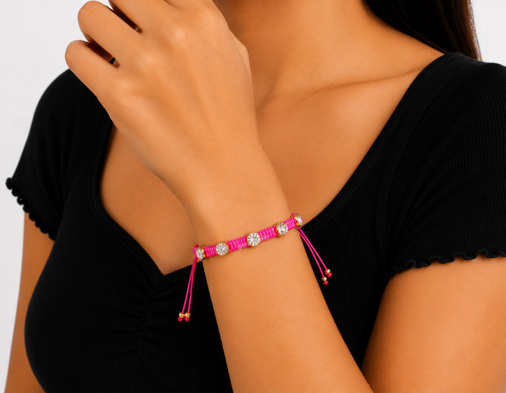 Brazalete Swarovski Rosa