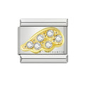 Charm Ala Dorada Zirconias