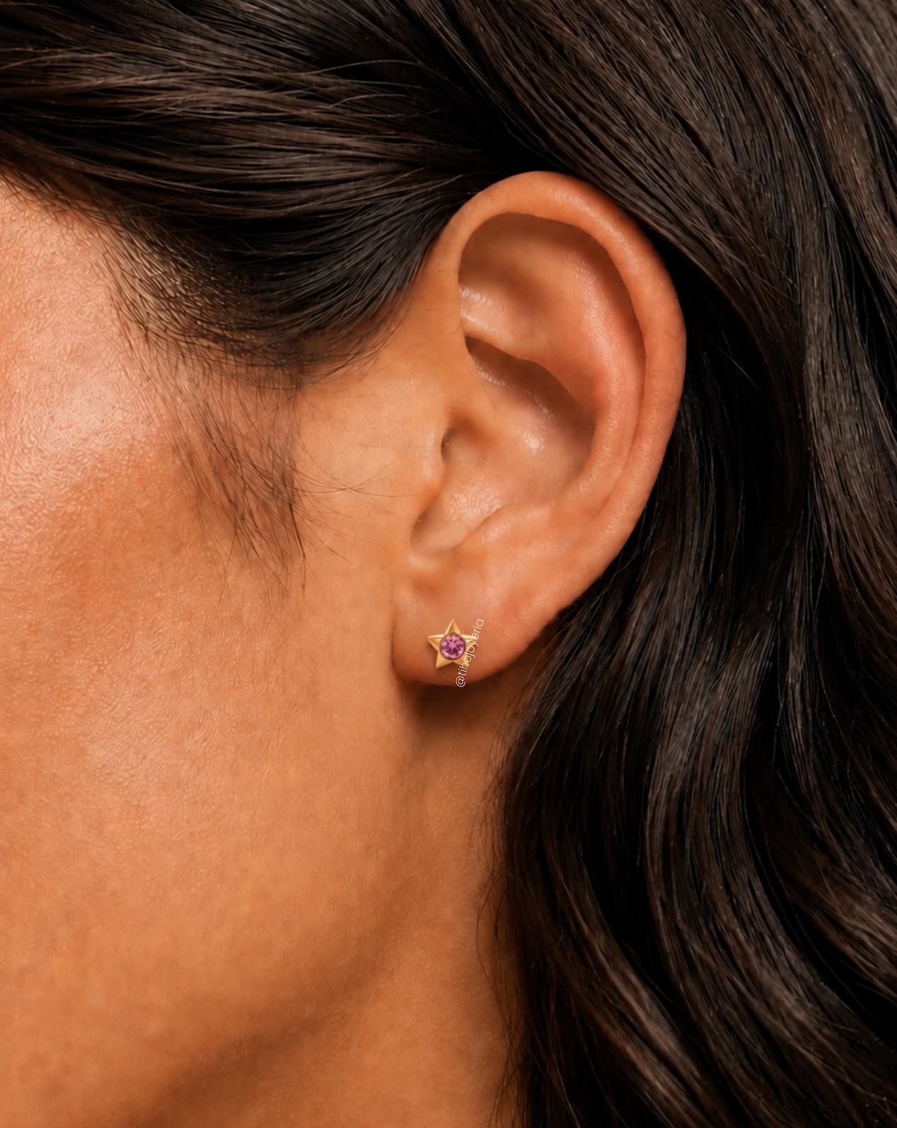 Aretes Starlight Rosa